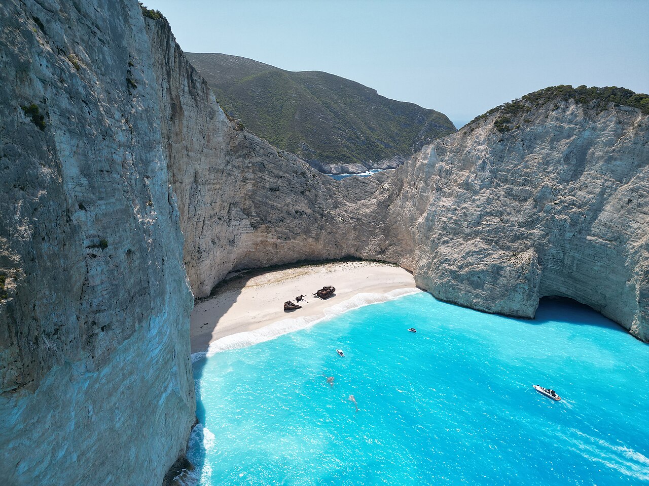 Navagio Beach at Zakynthos (Greece)